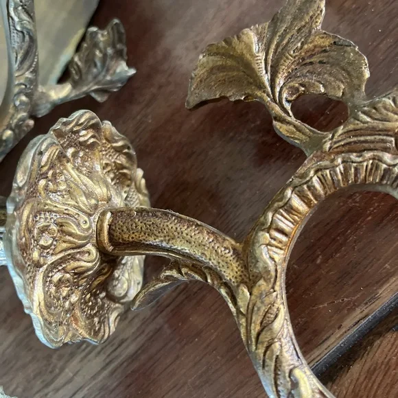 Three candelabra metal arms - Picture 4 of 11